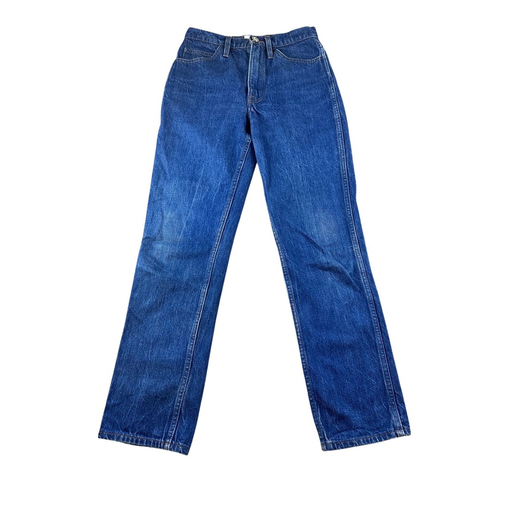FRAME Jeans Women 24 Blue Le Italien Straight Denim Italy Made 100% Cotton Urban